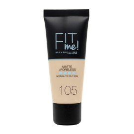 Υγρό Make-Up Απόχρωση Ivory Fit Me Matte + Poreless Foundation 105 Maybelline 30ml