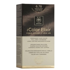 Βαφή Μαλλιών Ξανθό Σκούρο Μπεζ Περλέ 6.78 My Color Elixir Apivita 50 ml