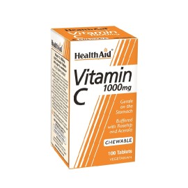 Μασώμενη Βιταμίνη C Vitamin C (1000mg) Health Aid Tabs 100 Τμχ