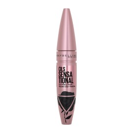 Μάσκαρα Για Πυκνές Βλεφαρίδες Απόχρωση Midnight Black 5 Lash Sensational Roses Mascara Maybelline 9.5 ml