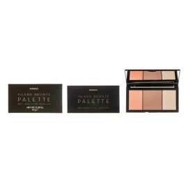 Korres Ρουζ Highlighter & Bronzer  Island Bronze Palette Multi-Purpose Sun-Kissed Look Sunset Peach 10gr