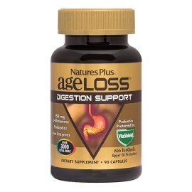 Natures Plus Συμπλήρωμα Διατροφής Για Την Καλή Λειτουργία του Πεπτικού Συστήματος Ageloss Digestion Support  90 caps