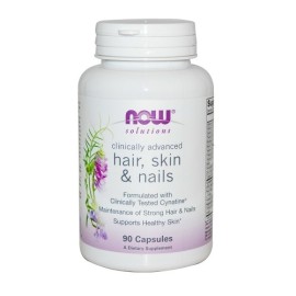 Συμπλήρωμα Διατροφής Για Μαλλιά Νύχια και Επιδερμίδα Hair Skin & Nail Formula Now Foods 90 caps
