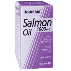 Έλαιο Σολομού Salmon Oil (1000mg) Health Aid Caps 60 Τμχ