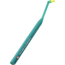 Curaden Curaprox 1009 Single Οδοντόβουρτσα για Ορθοδοντικούς Μηχανισμούς σε Πράσινο Χρώμα