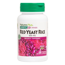 Κόκκινη Μαγιά Ρυζιού 600 mg Red Yeast Rice Natures plus 60 caps