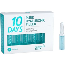 Medisei Panthenol Extra 10 Days Pure Hyaluronic Filler Ορός Προσώπου με Υαλουρονικό Οξύ 10x2ml