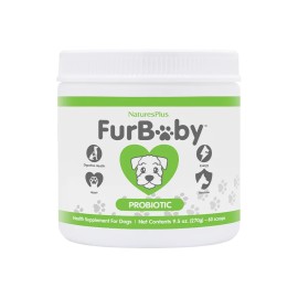 Natures Plus Προβιοτικό Συμπλήρωμα Διατροφής για Σκύλους FurBaby Probiotic Supplement for Dogs 60scoops