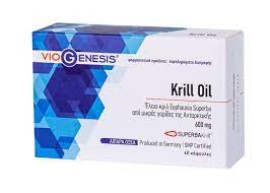 Έλαιο Krill Oil Superba™ 600 mg VioGenesis 60 caps