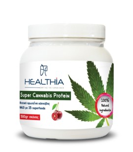 HEALTHIA SUPER CANNABIS PROTEIN + 15 SUPERFOODS 500gr
