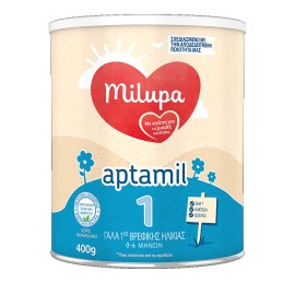 Milupa Aptamil 1 Γάλα σε Σκόνη 1ης Βρεφικής Ηλικίας 0-6 μηνών 400gr