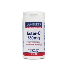 Lamberts Βιταμίνη C 650mg Εστεροποιημένη Μορφή Ester C 650mg 90tabs