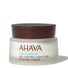 Κρέμα Νύχτας Για την Μείωση των Πρώιμων Σημαδιών Γήρανσης Time To Smooth Age Control Even Tone Sleeping Cream Ahava 50 ml