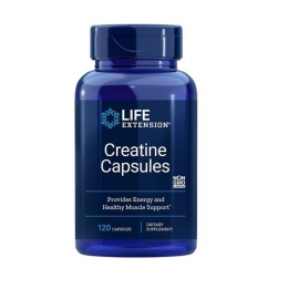 Life Extension Creatine Capsules Συμπλήρωμα Διατροφής Κρεατίνη 120 κάψουλες