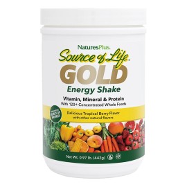 Natures Plus Πολυβιταμινούχο Συμπλήρωμα Διατροφής Σε Σκόνη Source Of Life Gold Shake 442gr