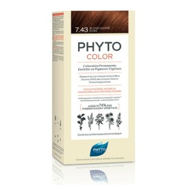 Phyto Color Kit Βαφή Μαλλιών 7.43 Ξανθό Χρυσοχάλκινο 50ml