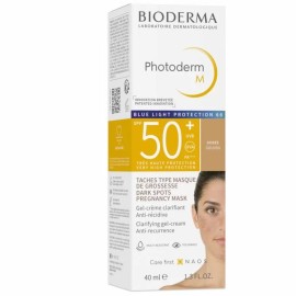 Bioderma Αντηλιακό Προσώπου με Χρώμα Χρυσαφένια Απόχρωση Photoderm M Golden Spf50+ Tinted Protective Cream 40ml