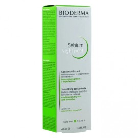 Ορός προσώπου για Ατέλειες Sebium Night Peel Smoothing Concentrate Bioderma 40ml