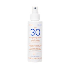 Korres Yoghurt Sunscreen Spray Body & Face Γιαούρτι Αντηλιακό Γαλάκτωμα Spray Σώματος + Προσώπου SPF30 150ml
