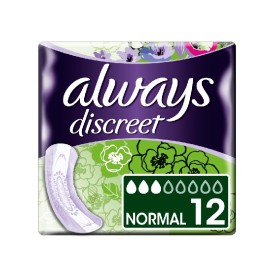 Σερβιέτες Ακράτειας  Discreet Pants 3 Normal Always 12 τμχ