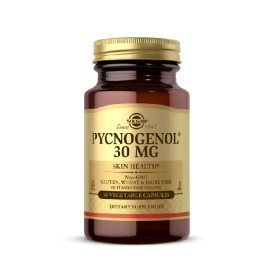 Συμπλήρωμα  Πυκνογενόλης 30mg με Αντιοξειδωτική Δράση για την Καλή Υγεία των Αγγείων & Του Δέρματος Pycnogenol 30mg Solgar 30vcaps
