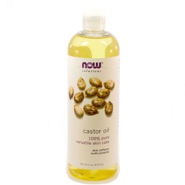 Αγνό Καστορέλαιο Pure Castor Oil Now Solutions 473 ml