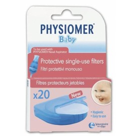 Ανταλλακτικά Ρινικού Αποφρακτήρα Single-use Filters Baby Physiomer 20 pics