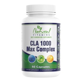 Natural Vitamins Συμπλήρωμα για Ενίσχυση Μεταβολισμού  CLA 1000 Max Complex 60caps