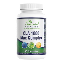 Natural Vitamins Συμπλήρωμα για Ενίσχυση Μεταβολισμού  CLA 1000 Max Complex 60caps