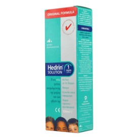 Hedrin Solution Αντιφθειρική Λοσιόν 100ml