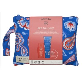 Apivita Promo Bee Sun Safe Λεπτόρρευστη Κρέμα Προσώπου-Dry Touch SPF50 50ml & ΔΩΡΟ Καταπραυντική Κρέμα-Gel για Πρόσωπο & Σώμα 100ml