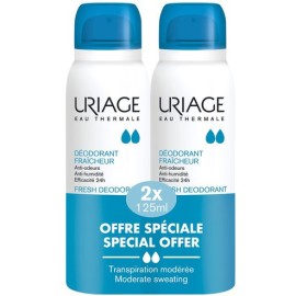 URIAGE PROMO SPECIAL OFFER  DEODORANT FRAICHEUR SPRAY 2Χ125ml