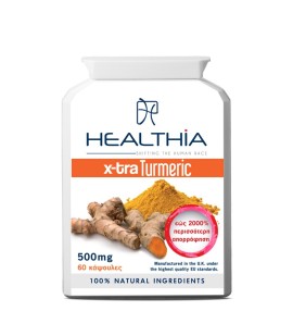 HEALTHIA X-TRA TURMERIC 500mg CAPS 60TMX