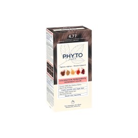 Βαφή Μαλλιών Καστανό Έντονο Μαρόν Phyto Color 4.77 Brown Kit Phyto