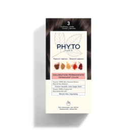 Βαφή Μαλλιών Καστανό Σκούρο Phyto Color 3 Kit Phyto