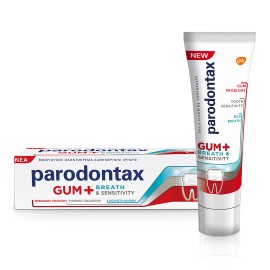 Gsk Parodontax Toothpaste Gum and Breath & Sensitivity Οδοντόκρεμα για Προβλήματα Ούλων & Ευαίσθητα Δόντια 75ml