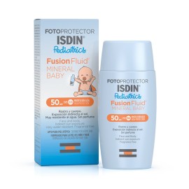 Βρεφικό Αντηλιακό Προσώπου & Σώματος SPF50 Fotoprotector Pediatrics Fusion Fluid Mineral Baby Isdin 50 ml