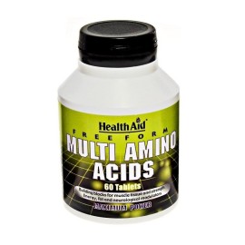 Αμινοξέα Για Μυική Ανάπτυξη Multi Amino Acids Health Aid Tabs 60 Τμχ