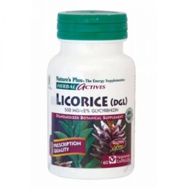 Συμπλήρωμα από Τιτλοδοτημένο Εκχύλισμα Γλυκόριζας Licorice (DGL) 500 mg Natures Plus 60 caps
