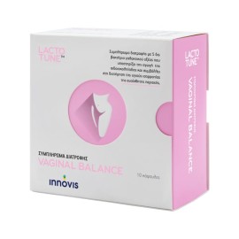 Lactotune Vaginal Balance Συμπλήρωμα Διατροφής για την Αποκατάσταση & Διατήρηση της Υγιούς Ισορροπίας του Κόλπου  10x350mg caps