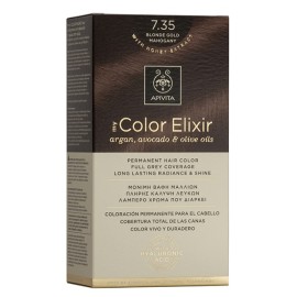 Βαφή Μαλλιών Ξανθό Μελί Μαονί 7.35 My Color Elixir Apivita 50 ml