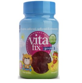 Intermed Vitafix Multi & Probio Gummies Βιταμίνη για Ανοσοποιητικό Φράουλα 60 ζελεδάκια