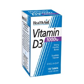 Συμπλήρωμα Βιταμίνης D3 Vitamin D3 (1000iu) Health Aid Tabs 120 Τμχ