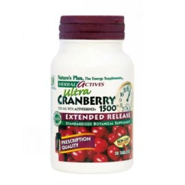 Συμπλήρωμα Διατροφής  Κράνμπερι 1500 mg Αργής Αποδέσμευσης Extended Release Cranberry Natures Plus 30 caps