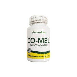 Natures Plus Συμπλήρωμα Μελατονίνης με Βιταμίνη B6 Σε Παστίλιες Για Την Αϋπνία Co Mel with Vitamin B6 Lozenges 60 tabs