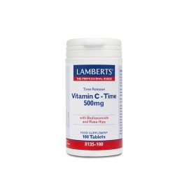 Lamberts Βιταμίνη C Αργής Αποδέσμευσης Vitamin C 500mg  Time Release 100tabs