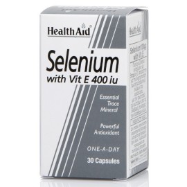 Βιταμίνες Με Σελήνιο Και Βιταμίνη Ε Selenium (100mg) + Vitamin E (400iu) Health Aid Caps 30 Τμχ