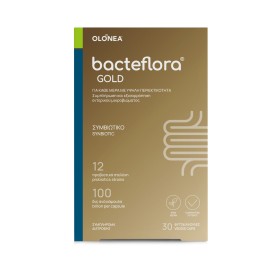 Olonea Προβιοτικά και Πρεβιοτική Ινουλίνη Bacteflora Gold 12/100  30 caps