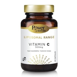 Power Health Βιτανίνη C 500mg Λιποσωμιακής Μορφής Liposomal Range Vitamin C 500mg  30s caps