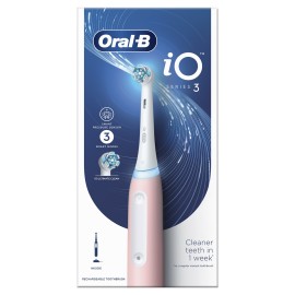 Oral-B iO Series 3 Blush Pink Hλεκτρική Οδοντόβουρτσα σε Ροζ Χρώμα